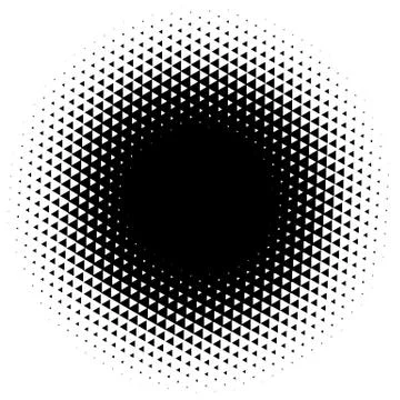 Halftone element. Abstract geometric graphic with half-tone pattern 스톡 일러스트