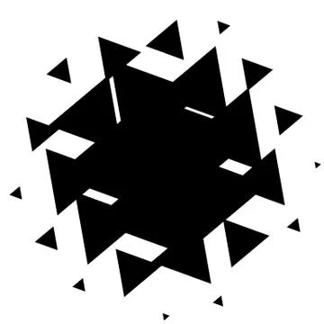 Halftone element. Abstract geometric graphic with half-tone pattern 스톡 일러스트