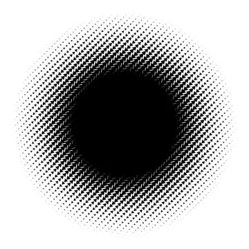 Halftone element. Abstract geometric graphic with half-tone pattern 스톡 일러스트