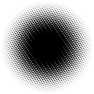 Halftone element. Abstract geometric graphic with half-tone pattern 스톡 일러스트