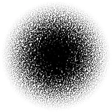 Halftone element. Abstract geometric graphic with half-tone pattern 스톡 일러스트