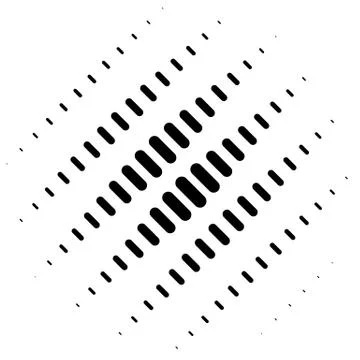 Halftone element. Abstract geometric graphic with half-tone pattern Stock Illustration