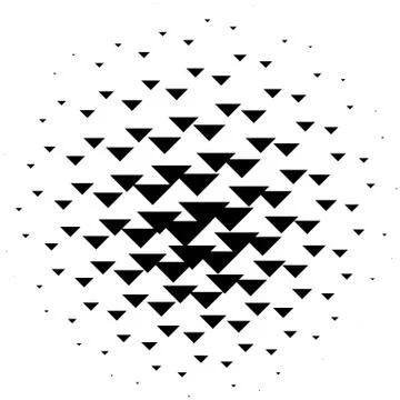 Halftone element. Abstract geometric graphic with half-tone pattern 스톡 일러스트