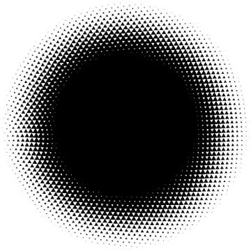 Halftone element. Abstract geometric graphic with half-tone pattern 스톡 일러스트