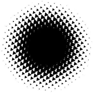 Halftone element. Abstract geometric graphic with half-tone pattern 스톡 일러스트