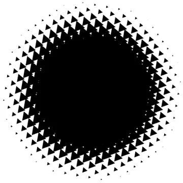 Halftone element. Abstract geometric graphic with half-tone pattern 스톡 일러스트