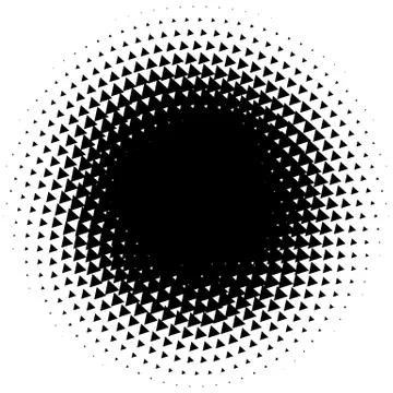 Halftone element. Abstract geometric graphic with half-tone pattern 스톡 일러스트