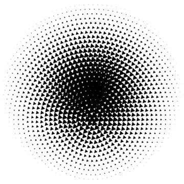 Halftone element. Abstract geometric graphic with half-tone pattern 스톡 일러스트