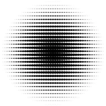 Halftone element. Abstract geometric graphic with half-tone pattern 스톡 일러스트