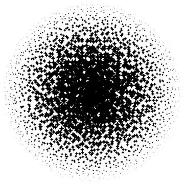 Halftone element. Abstract geometric graphic with half-tone pattern 스톡 일러스트