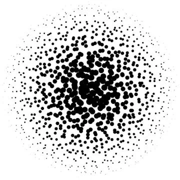 Halftone element. Abstract geometric graphic with half-tone pattern 스톡 일러스트