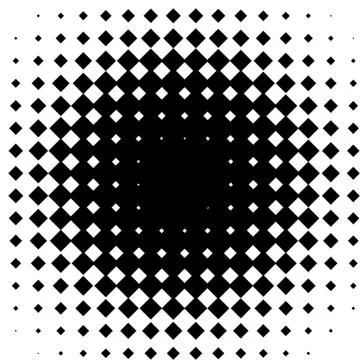 Halftone element. Abstract geometric graphic with half-tone pattern Stock Illustration