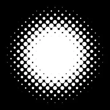 Halftone element. Abstract geometric graphic with half-tone pattern 스톡 일러스트
