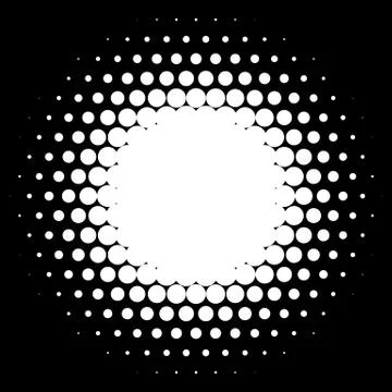 Halftone element. Abstract geometric graphic with half-tone pattern 스톡 일러스트
