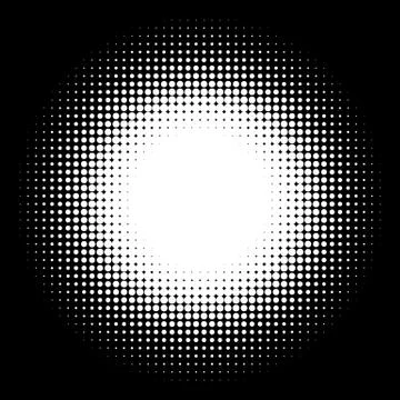 Halftone element. Abstract geometric graphic with half-tone pattern 스톡 일러스트