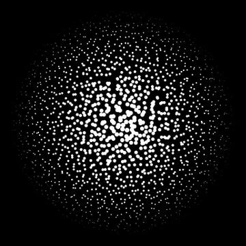 Halftone element. Abstract geometric graphic with half-tone pattern 스톡 일러스트