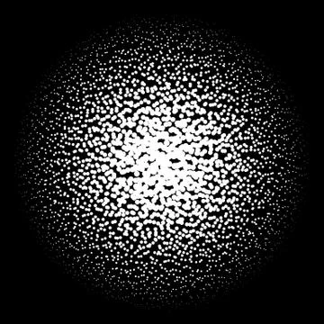 Halftone element. Abstract geometric graphic with half-tone pattern 스톡 일러스트