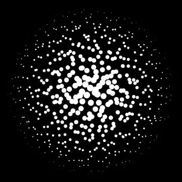 Halftone element. Abstract geometric graphic with half-tone pattern 스톡 일러스트