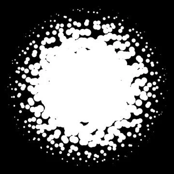 Halftone element. Abstract geometric graphic with half-tone pattern 스톡 일러스트