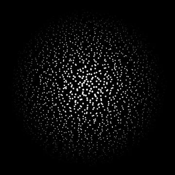 Halftone element. Abstract geometric graphic with half-tone pattern Illustrazione stock