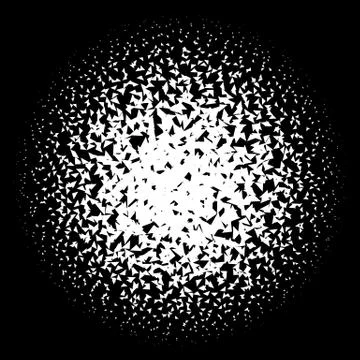 Halftone element. Abstract geometric graphic with half-tone pattern 스톡 일러스트