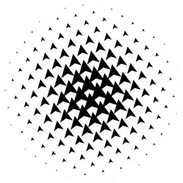 Halftone element. Abstract geometric graphic with half-tone pattern 스톡 일러스트