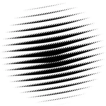 Halftone element. Abstract geometric graphic with half-tone pattern Stock Illustration