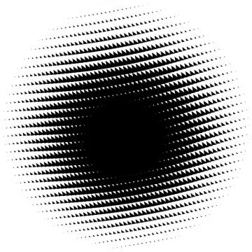 Halftone element. Abstract geometric graphic with half-tone pattern Stock Illustration