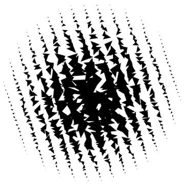 Halftone element. Abstract geometric graphic with half-tone pattern Stock Illustration