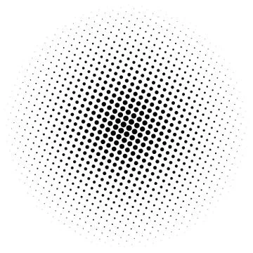 Halftone element. Abstract geometric graphic with half-tone pattern 스톡 일러스트