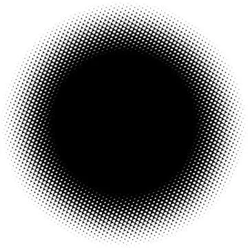 Halftone element. Abstract geometric graphic with half-tone pattern 스톡 일러스트