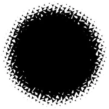 Halftone element. Abstract geometric graphic with half-tone pattern 스톡 일러스트