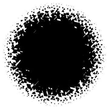 Halftone element. Abstract geometric graphic with half-tone pattern 스톡 일러스트