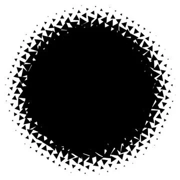 Halftone element. Abstract geometric graphic with half-tone pattern 스톡 일러스트