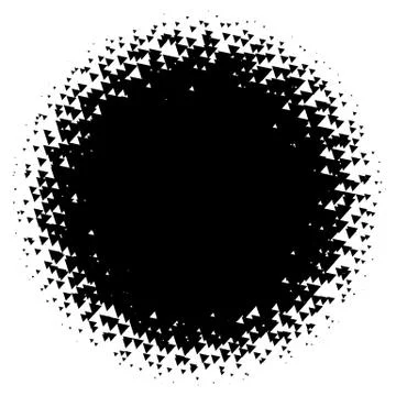 Halftone element. Abstract geometric graphic with half-tone pattern 스톡 일러스트