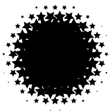 Halftone element. Abstract geometric graphic with half-tone pattern Stock Illustration
