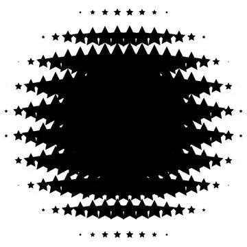 Halftone element. Abstract geometric graphic with half-tone pattern Stock Illustration