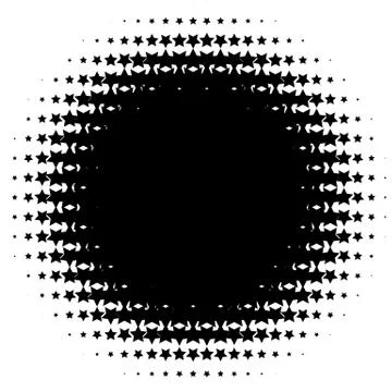 Halftone element. Abstract geometric graphic with half-tone pattern 스톡 일러스트