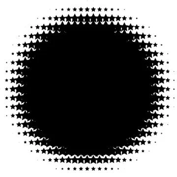 Halftone element. Abstract geometric graphic with half-tone pattern Illustrazione stock