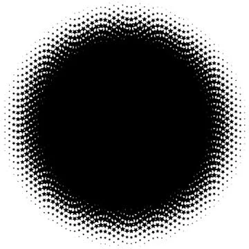 Halftone element. Abstract geometric graphic with half-tone pattern 스톡 일러스트