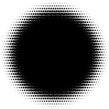 Halftone element. Abstract geometric graphic with half-tone pattern 스톡 일러스트