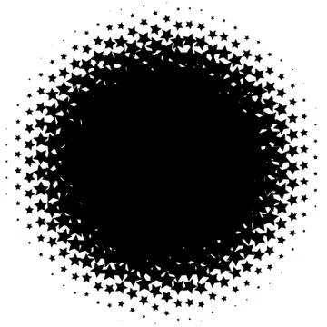 Halftone element. Abstract geometric graphic with half-tone pattern イラスト素材
