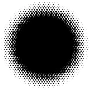 Halftone element. Abstract geometric graphic with half-tone pattern 스톡 일러스트