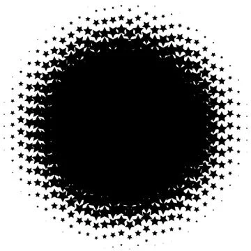 Halftone element. Abstract geometric graphic with half-tone pattern イラスト素材