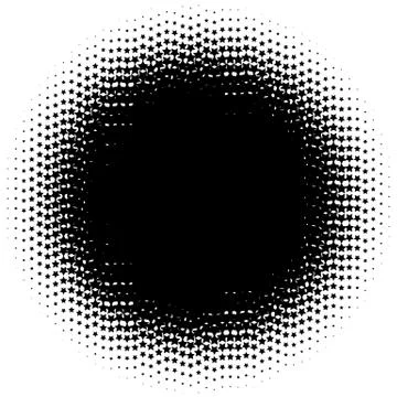 Halftone element. Abstract geometric graphic with half-tone pattern 스톡 일러스트