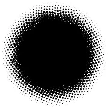 Halftone element. Abstract geometric graphic with half-tone pattern 스톡 일러스트