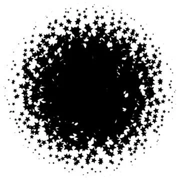 Halftone element. Abstract geometric graphic with half-tone pattern Stock Illustration