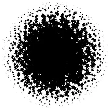 Halftone element. Abstract geometric graphic with half-tone pattern Stock Illustration