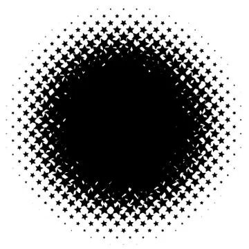 Halftone element. Abstract geometric graphic with half-tone pattern 스톡 일러스트