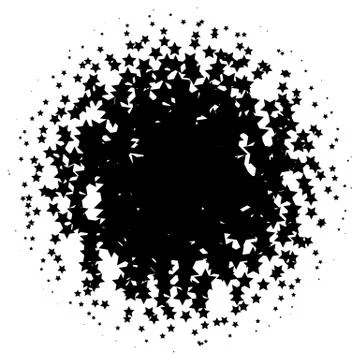 Halftone element. Abstract geometric graphic with half-tone pattern Stock Illustration